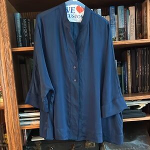 Blue Nic+Zoe Blouse